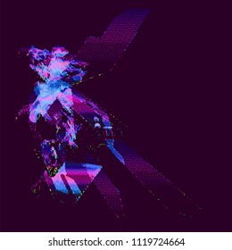 abstract vector background-Dot Graphics 