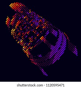 abstract vector background-Dot Graphics 