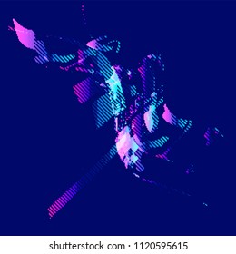 abstract vector background-Dot Graphics 