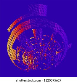 abstract vector background-Dot Graphics 