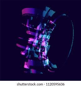 abstract vector background-Dot Graphics 