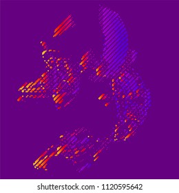 abstract vector background-Dot Graphics 