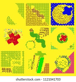 abstract vector background-Dot Graphics