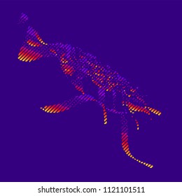 abstract vector background-Dot Graphics