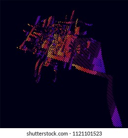 abstract vector background-Dot Graphics