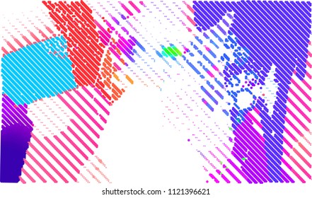abstract vector background-Dot Graphics