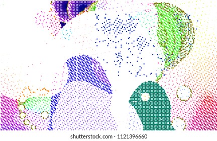 abstract vector background-Dot Graphics