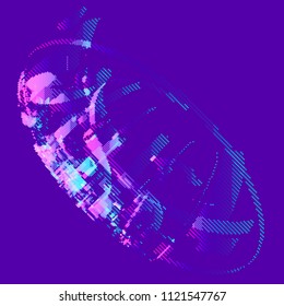 abstract vector background-Dot Graphics 