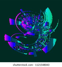 abstract vector background-Dot Graphics 