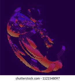 abstract vector background-Dot Graphics 