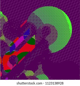 abstract vector background-Dot Graphics