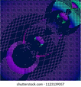 abstract vector background-Dot Graphics
