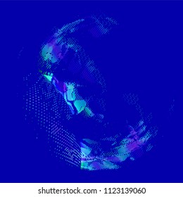 abstract vector background-Dot Graphics