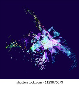 abstract vector background-Dot Graphics