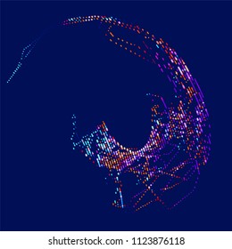 abstract vector background-Dot Graphics