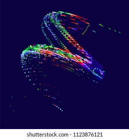 abstract vector background-Dot Graphics