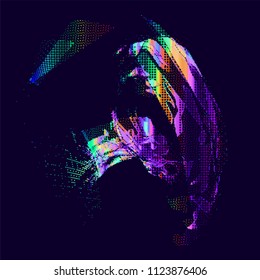 abstract vector background-Dot Graphics