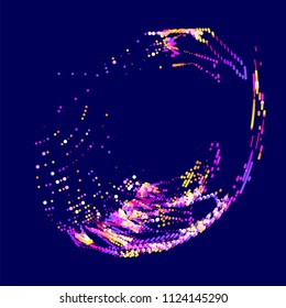 abstract vector background-Dot Graphics 