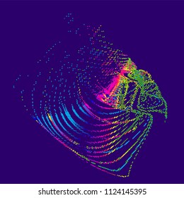 abstract vector background-Dot Graphics 