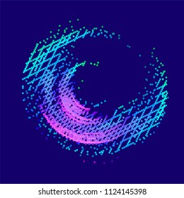 abstract vector background-Dot Graphics 