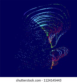 abstract vector background-Dot Graphics 