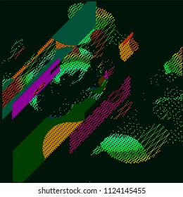 abstract vector background-Dot Graphics 