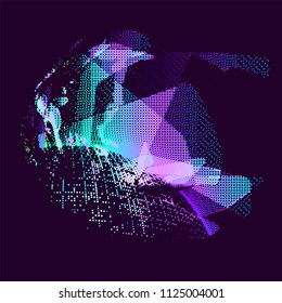 abstract vector background-Dot Graphics 