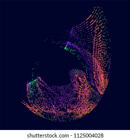 abstract vector background-Dot Graphics 