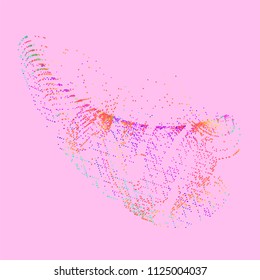 abstract vector background-Dot Graphics 