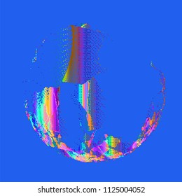 abstract vector background-Dot Graphics 