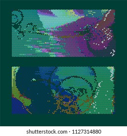 abstract vector background-Dot Graphics