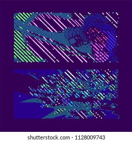 abstract vector background-Dot Graphics