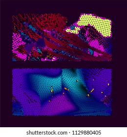 abstract vector background-Dot Graphics