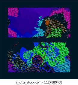 abstract vector background-Dot Graphics