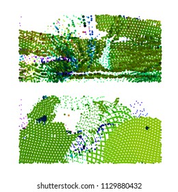 abstract vector background-Dot Graphics