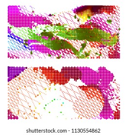 abstract vector background-Dot Graphics