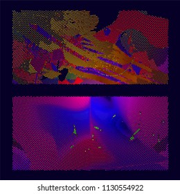 abstract vector background-Dot Graphics