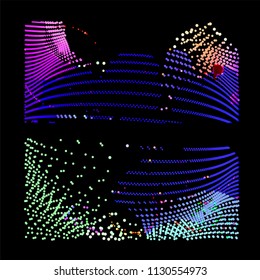 abstract vector background-Dot Graphics