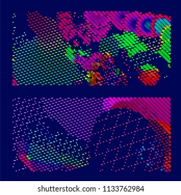 abstract vector background-Dot Graphics 