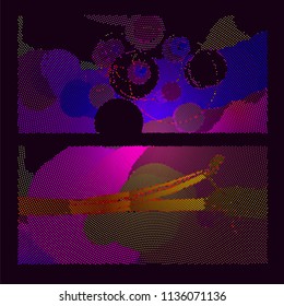 abstract vector background-Dot Graphics 