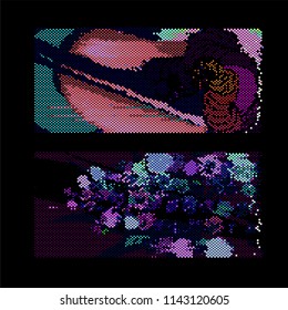 abstract vector background-Dot Graphics