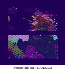 vetor abstrato plano de fundo-Gráficos Dot