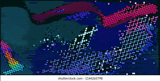 abstract vector background-Dot Graphics