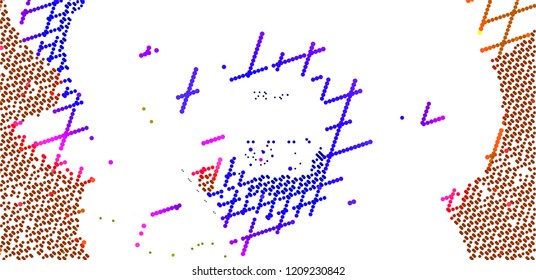 abstract vector background-Dot Graphics