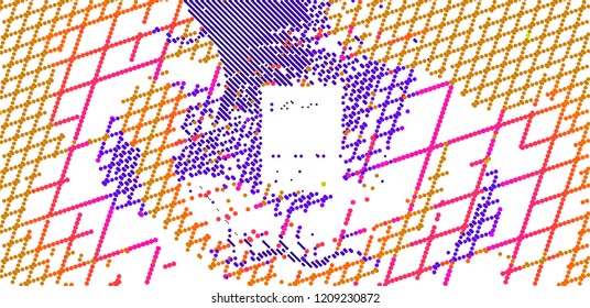 abstract vector background-Dot Graphics