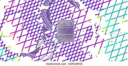 abstract vector background-Dot Graphics