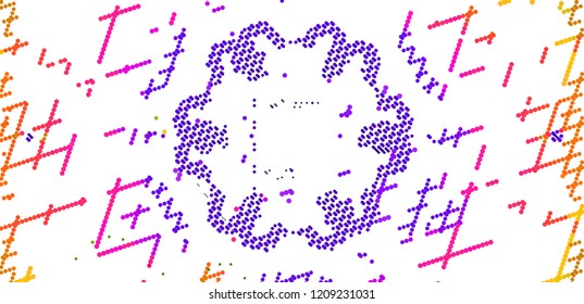 abstract vector background-Dot Graphics