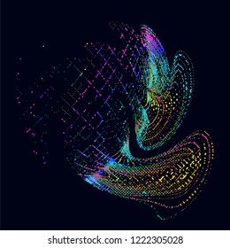 abstract vector background-Dot Graphics  