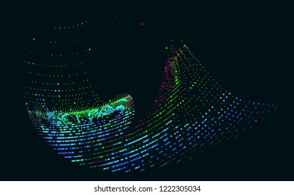 abstract vector background-Dot Graphics  