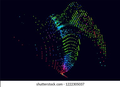 abstract vector background-Dot Graphics  